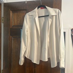 Carolina Herrera white blouse